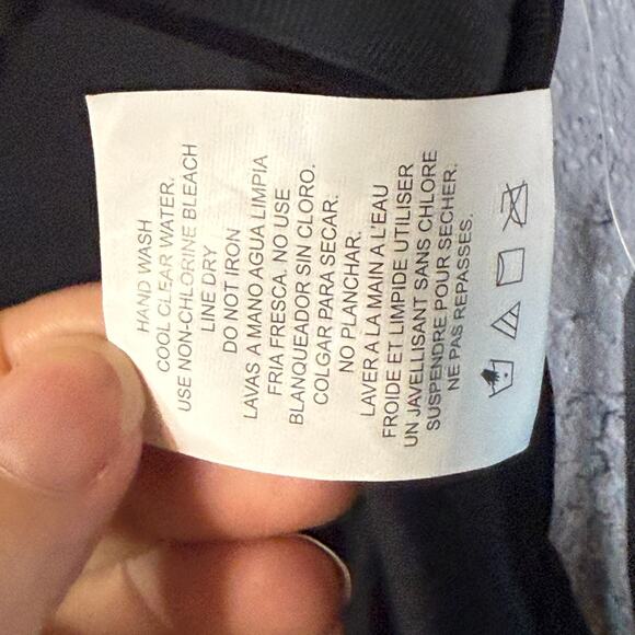 Swim Solutions Pull-on Swim Shorts - Black 10 MSRP $56 - Picture 7 of 8